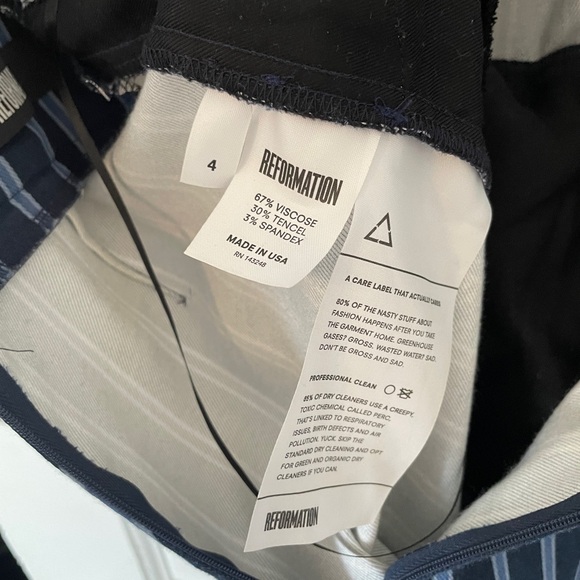 Reformation Pinstripe Jumpsuit - Picture 4 of 7